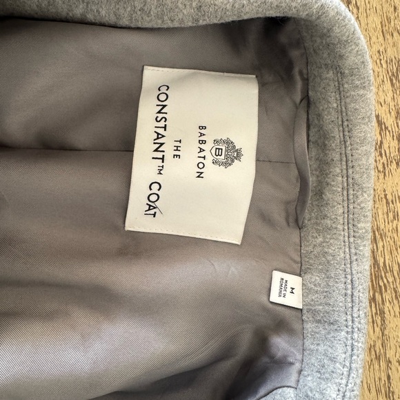 Babaton Light Gray Coat - Picture 3 of 4
